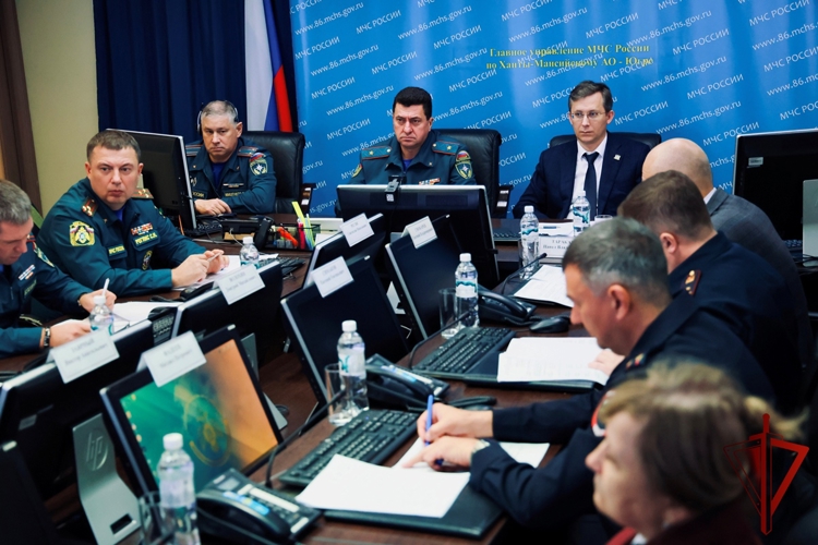 В Югре Росгвардия приняла участие во Всероссийской штабной тренировке по гражданской обороне